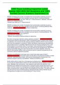CSST Exam building inspection Latest Update 2024-2025 350 Questions and 100&percnt; Verified Correct Answers Guaranteed A&plus;
