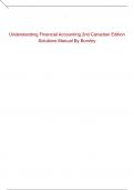 Understanding Financial Accounting 2nd Canadian Edition Solutions Manual By Burnley