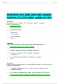 NRNP 6665 – Mid Term Exam with Complete Solutions 2024/2025 Latest Update  Q&A 100% Solved  