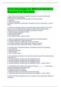 Davis Advantage for Maternal-Newborn Success Full Test Bank Questions & Answers