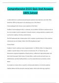 Comprehensive D115 Quiz And Answers  100&percnt; Solved 