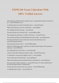 EXPH 240- Exam 2 Questions With 100&percnt; Verified Answers
