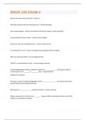 RNUR 238 EXAM 4 QUESTIONS AND ANSWERS GRADED A&plus;