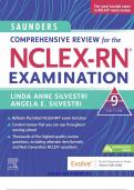 SAUNDERS COMPREHENSIVE REVIEW for the NCLEX-RN Examination 9th Edition BY Linda Anne Silvestri