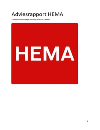 Project HEMA adviesrapport + onderzoek
