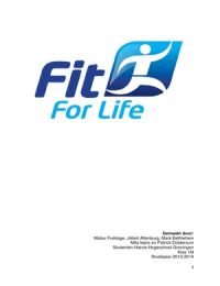 Fit For Life project sgm blok 1.2