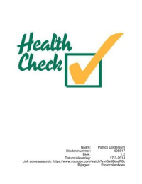 Health Check SGM blok 1.2
