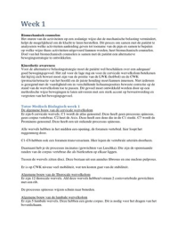 Samenvatting van de studiehandleiding van blok 5 fysiotherapie
