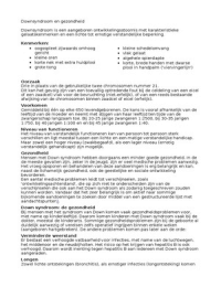 Downsyndroom en gezondheid