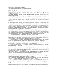 Preklinische Neurowetenschappen &lpar;colleges&rpar;