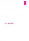 Samenvatting Hematologie - P. Vandenberghe
