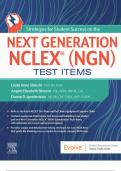 Student Success on the Next Generation NCLEX (NGN) Test Items 2024 by Linda Anne Silvestri