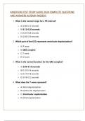 KAISER EKG TEST STUDY GUIDE 2024 COMPLETE QUESTIONS AND ANSWERS ALREADY PASSED!!