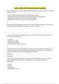 Level 3 - RNSG 2213 - Review for Exam 3 Graded A&plus; 