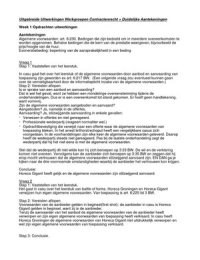 Uitgebreide uitwerkingen contractenrecht