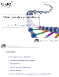 Diapositives Introduction génétique des populations