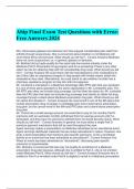 Ahip Final Exam Test Questions with Error-Free Answers 2024