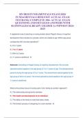 RN HESI FUNDAMENTALS EXAM 2024&sol; FUNDAMENTALS HESI EXIT ACTUAL EXAM TESTBANK &sol;COMPLETE 300&plus; ACTUAL EXAM QUESTIONS AND DETAILED ANSWERS WITH RATIONALES&sol;ALREADY GRADED A&plus;&sol;NEWEST 2024-2025