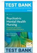 Test bank for psychiatric mental health nursing by mary townsend 9th edition Latest update ISBN: 9780803660540|| Complete Guide A+