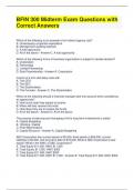 BFIN 300 Midterm Exam Questions with Correct Answers (1)