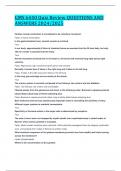 GMS 6440 Quiz Review QUESTIONS AND ANSWERS 2024&sol;2025