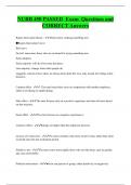 Nurb 450 Bundled Exam Questions Package with Correct Answers