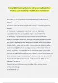 Praxis 5383 Bundled Exams Questions and Answers 100&percnt; Verified and Updated &vert; Graded A&plus;