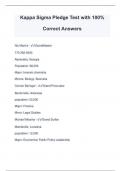 Kappa Sigma Pledge Test with 100&percnt; Correct Answers