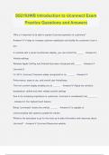 SS21IUWB Introduction to Uconnect Exam Practice Questions and Answers
