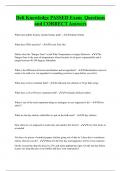 Deli knowledge  Bundled Exam Questions Package with Correct Answers