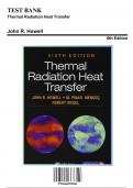 Solution Manual: Thermal Radaiation Heat Transfer, 6th Edition by Howell - Chapters 1-17, 9781466593268 | Rationals Included