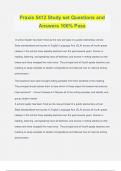 Praxis 5412 Study set Questions and Answers 100&percnt; Pass
