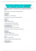 Stott Pilates Written Exam Questions with complete solutions 2024/2025