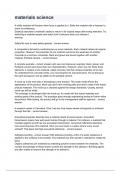materials science