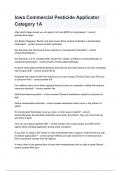 Iowa Commercial Pesticide Applicator Category 1A