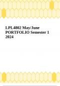 LPL4802 May/June PORTFOLIO Semester 1 2024