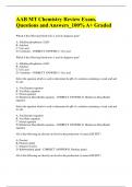 AAB MT Chemistry Review Exam, Questions and Answers_100% A+ Graded