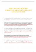 AHIP TRAINING MODULE 4  MARKETING 2023-2024 EXAM &vert;LATEST  UPDATE&vert;A GRADED