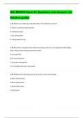 ASE BRAKES Exam #1 Questions and Answers (A+  Solution guide)