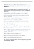 HESI Practice test 2024 with verified answers graded A&plus;      