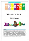 TRL3709 S1 ASSIGNMENT 5 2024