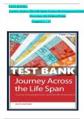 Journey Across The Life Span: Human Development and Health Promotion, 6th Edition TEST BANK by Polan, Verified Chapters 1 - 14, Complete Newest Version