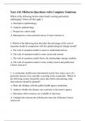 Nurs 416 Midterm Questions with Complete Solutions