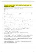 Chamberlain ACAGNP NR569 Diff Dx. Study Guide For Final Exam: Qs & As