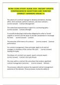 NCMA CCMA STUDY GUIDE 2024  RECENT UPDATE COMPREHENSIVE QUESTIONS AND VERIFIED CORRECT ANSWERS GRADE A&plus;&comma;&comma;&comma;Alpha