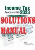 INCOME TAX FUNDAMENTALS 2023 41ST EDITION BY GERALD E SOLUTIONS MANUAL
