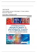 Test Bank For Understanding Anatomy and Physiology, Thompson, 3rd Edition (Thompson, 2020) | All Chapters (1-25) || Updated Version 2024 A+