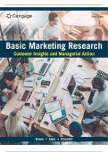 Instructor Solution Manual For Basic Marketing Research 10e Tom J&period; BrownTracy A&period; SuterGilbert A&period; Churchill &lpar;Chapters 1-20&rpar;