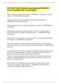 WGU D017 Quiz Verified Latest Questions With 100&percnt;  Correct Solutions&vert; The Newest Edition&period;