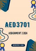 AED3701 Assignment 2  Due 18 June 2024